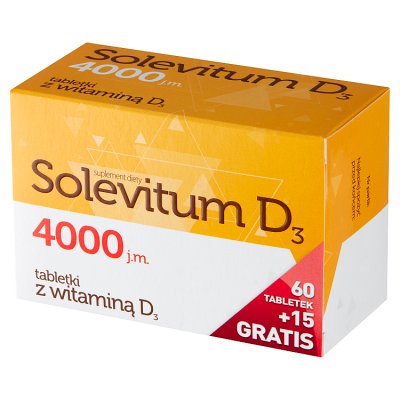 Solevitum D3 4000 j.m. 75 tabletek