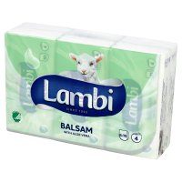 Lambi Balsam, chusteczki, hig. z aloesem, 6x10 szt