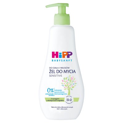 HiPP Babysanft Sensitive, żel do mycia ciała 400 ml