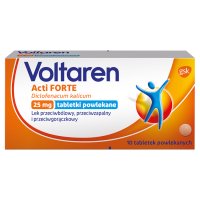 Voltaren ACTI Forte 25 mg 10 tabletek powlekanych