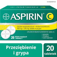 Aspirin BAYER C 20 tabletek musujących