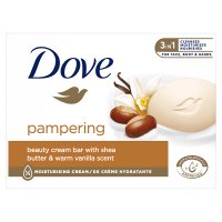 Dove Kremowe Mydło w kostce 3in1 - Pampering - Shea Butter & Warm Vanilla 90g