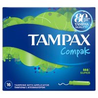 Tampax Compak Super, tampon, z aplik., 16 szt