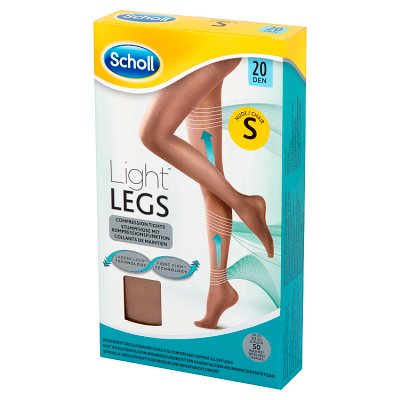 SCHOLL Light Legs 20 DEN rajstopy uciskowe cieliste  rozmiar S 1 para