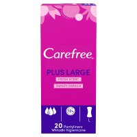 Carefree Plus Large Wkładki higieniczne Fresh Scent - świeży zapach 1op.-20szt