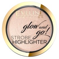 Eveline Glow & Go Rozświetlacz wypiekany nr 01 Champagne  8.5g