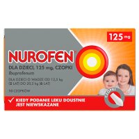Nurofen 125 mg czopki dla dzieci 10 szt.