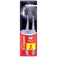 Colgate Szczoteczka do zębów High Density Charcoal - soft DUO 1op.-2szt