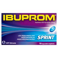 Ibuprom Sprint Caps 200 mg 10 kapsułek miękkich