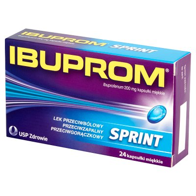 Ibuprom Sprint Caps 200 mg 24 kapsułek miękkich