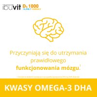 Ibuvit D3 1000 + K2 MK-7 Omega 3, 30 kapsułek miękkich