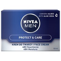 Nivea Men Krem do twarzy nawilżający Protect & Care 48H 50ml