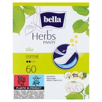 BELLA Herbs Panty Wkładki higieniczne Tilia - z Kwiatem Lipy - normal 1op.-60szt