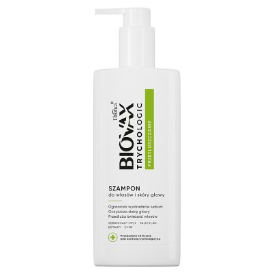 Biovax Trychologic Przetłuszczanie, szampon, 200 ml