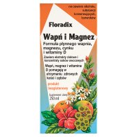 Floradix Wapń i Magnez, 250 ml