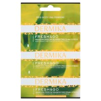 Dermika Fresh&Go, maseczka,żelowa,p/oczy,n/pow,3x2ml,saszet.