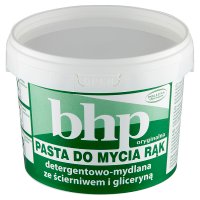 BHP Pasta do mycia rąk detergentowa-mydlana ze ścierniwem i gliceryną 500ml