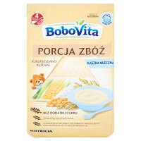 Bobovita PORCJA ZBÓŻ kaszka mleczna kukurydziano-ryżowa po 4 miesiącu 210 g