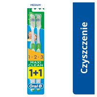 ORAL-B 3 Effect 40Med duo Szczoteczka do zębów ŚREDNIA 1 szt.+1 szt.