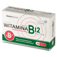 Witamina B12 ACTIVE Methylocobal 500 ug, 30 kapsułek