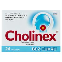 Cholinex (bez cukru) 24 pastyl.