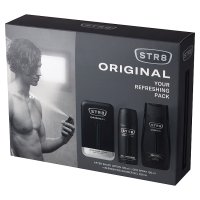 STR 8 Original Zestaw prezentowy (dezodorant spray 150ml+żel pod prysznic 250ml+płyn po goleniu 100ml)