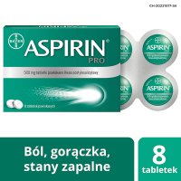 Aspirin BAYER PRO 500 mg 8 tabl.