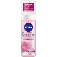 Nivea Rose Touch Pianka oczyszczająca do twarzy z organiczną wodą różaną 150ml