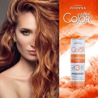 Joanna Ultra Color Pigment tonujący kolor włosów - Copper (miedziany) 100ml