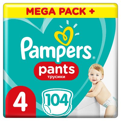 Pampers Pants Maxi 4 (9-15kg) 104 sztuk