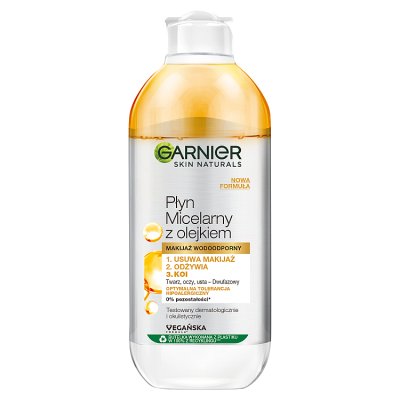 Garnier Essentials Płyn micelarny z olejkiem arganowym dwufazowy  400ml