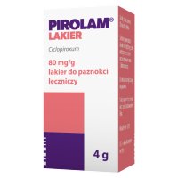 Pirolam lakier do paznokci leczniczy 80mg/g, 4 g