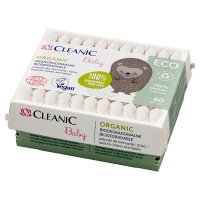 Cleanic Baby ECO Organic patyczki higieniczne dla dzieci x 60 szt