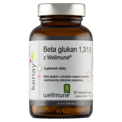 Beta glucan 1,3/1,6 Wellmune, 60 kapsułek (Kenay)