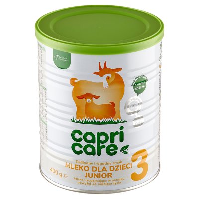 Capricare 3 Mleko następne Junior oparte na mleku kozim, 400 g