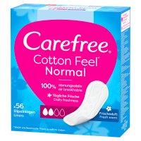 Carefree Cotton Wkładki higieniczne Fresh Scent - świeży zapach 1op.-56szt