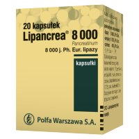 Lipancrea 8 000, 20 kapsułek