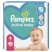 Pampers Active Baby, 4, (9-14 kg),  25 szt