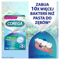 Corega Tabs tabletki 3-minuty blister 6 tabletek