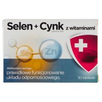 Selen + cynk z witaminami, 30 tabletek