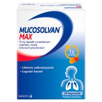 Mucosolvan Max 75 mg , 20 kapsułek