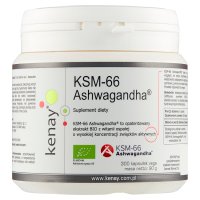 Ashwagandha KSM-66 BIO, 300 kapsułek