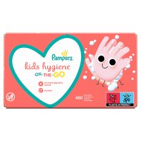 Pampers Kids Hygiene on-the-go nawilżane chusteczki podróżne 12 x 40 szt (12-pack)
