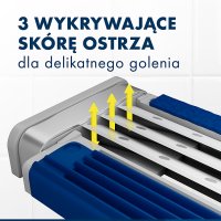 Gillette Blue 3 Comfort Slalom, maszynki do golenia dla mężczyzn, 3 ostrza, 3 sztuki