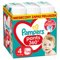 Pampers Pants 4 (9-15 kg) pieluchomajtki x 176 szt