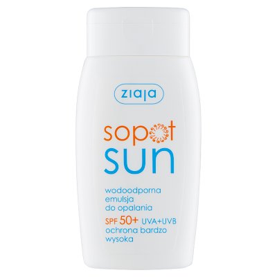 Ziaja Sopot Sun wodoodporna emulsja do opalania SPF 50+ 125 ml