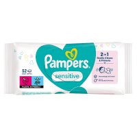 Pampers chusteczki nawilżane Sensitive x 52 szt