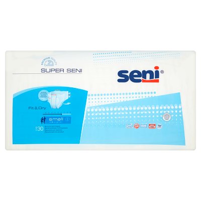 SENI SUPER S (55-80cm) Pieluchomajtki 30 szt.