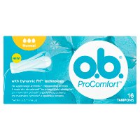 O.B.ProComfort  Normal  komfortowe tampony 6op. x 16szt (5+1 gratis)