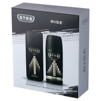 STR 8 Rise Zestaw prezentowy (dezodorant spray 150ml+dezodorant body fragrance 75ml)